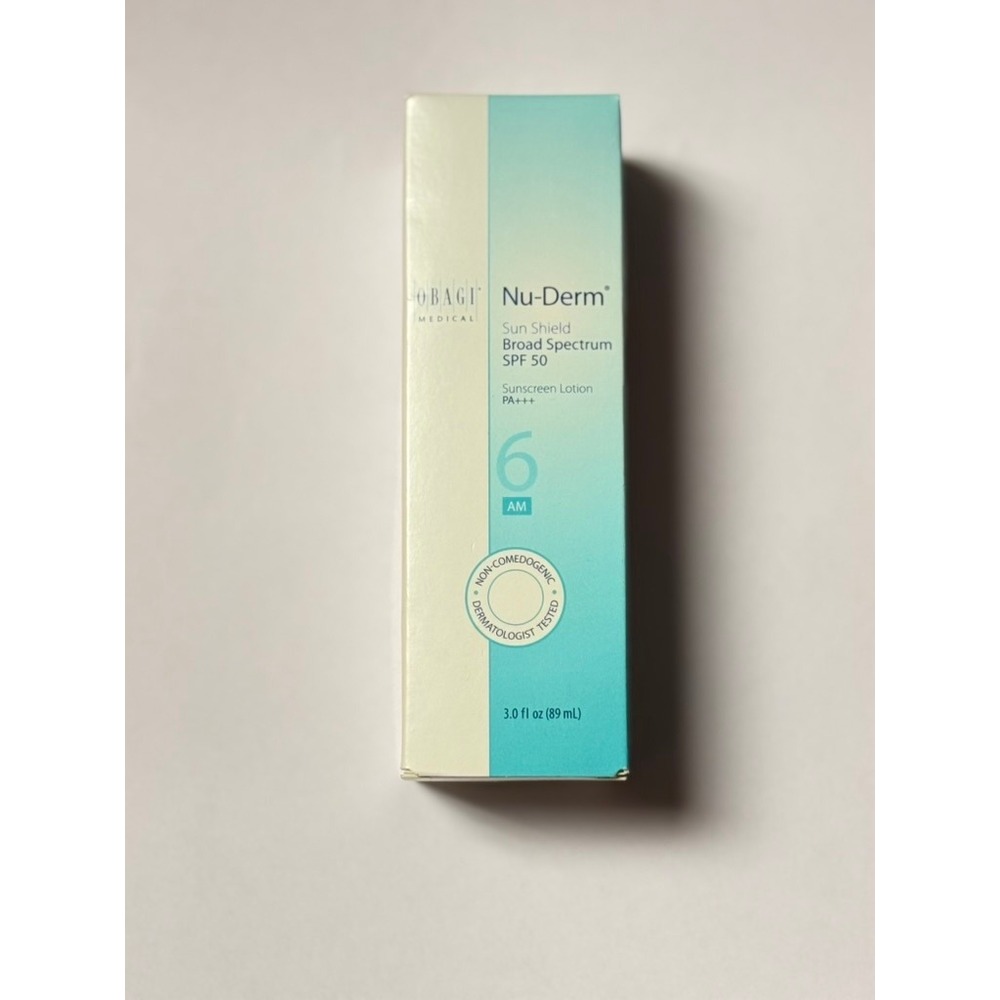 Obagi Medical Nu-Derm Sun Shield Broad Spectrum SPF 50 Sunscreen Lotion 3oz 89ml
